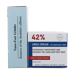 OUKEYA 42% urea cream packaging shot reflects dermatologist-tested care
