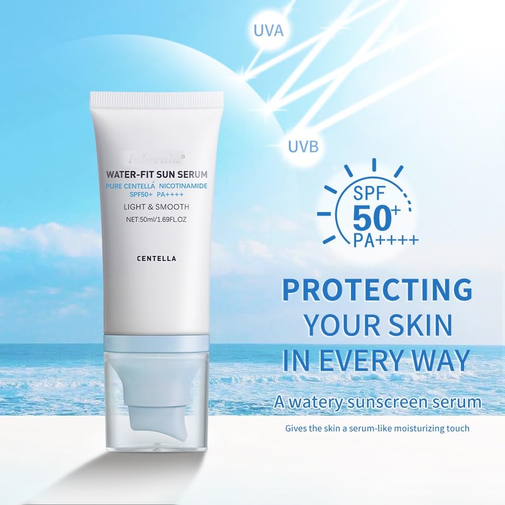 OUKPANE Hyalu Cica Water-Fit serum application shows on-skin hydration