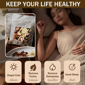 OULIGET foot bath bag in boiling water shows easy preparation for use.