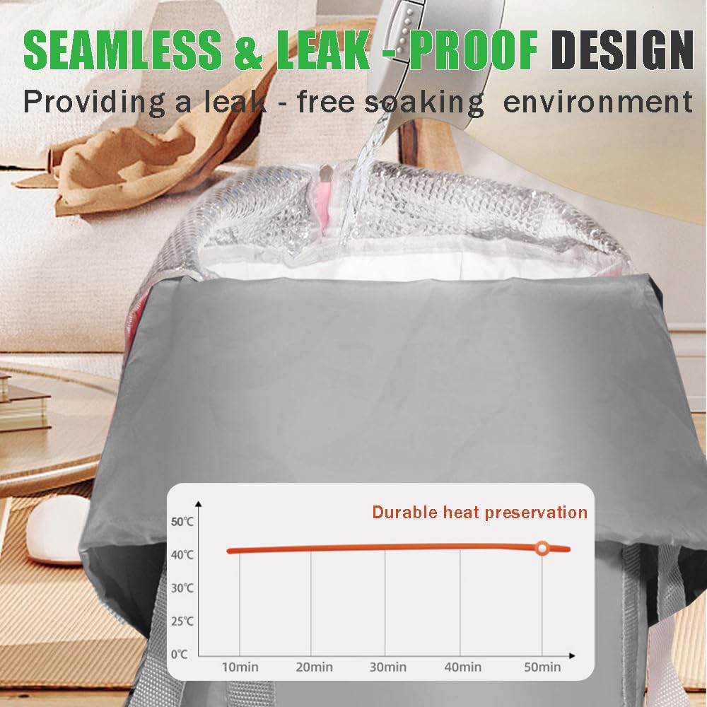 OULIGET seamless leak-proof design ensures a secure soak