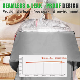 OULIGET seamless leak-proof design ensures a secure soak