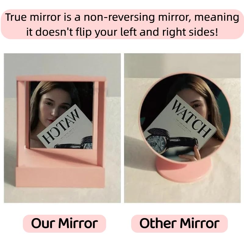 Oulores beveled standing mirror ideal for makeup and hair checks