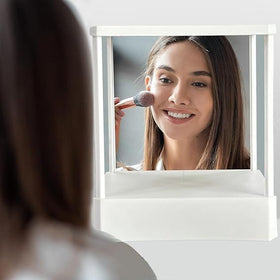 Oulores lightweight compact mirror for travel styling on the go