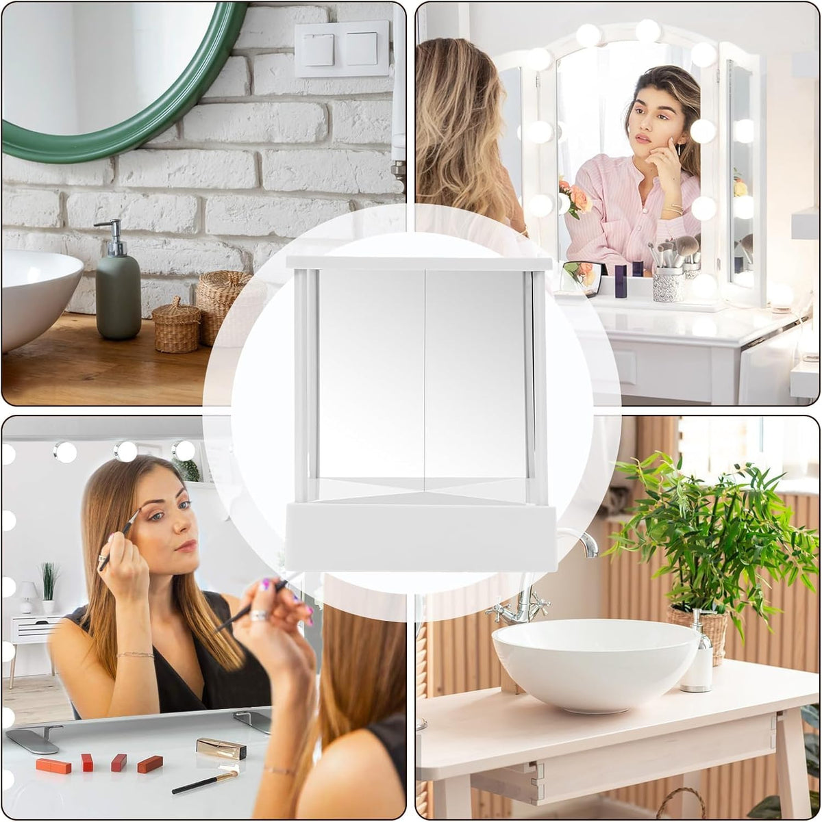 Oulores multipurpose mirror for makeup, selfies, and home decor