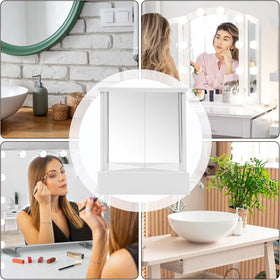 Oulores multipurpose mirror for makeup, selfies, and home decor