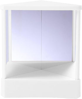 Oulores non-reversing mirror showcases real image reflection for precise makeup viewing
