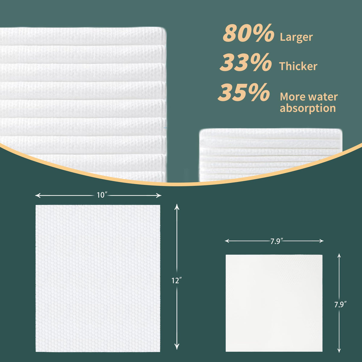 Ourmed Life disposable towels stay sturdy when wet for reliable cleansing sessions