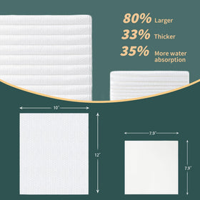Ourmed Life disposable towels stay sturdy when wet for reliable cleansing sessions