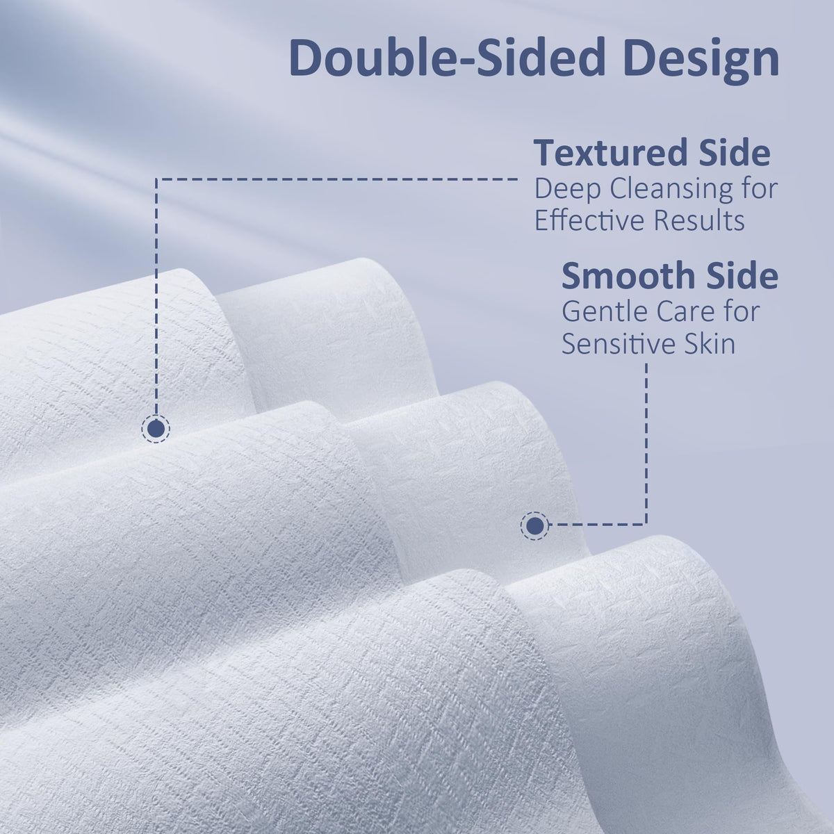 Closeup of Ourmed Life towel texture showing soft rayon fibers and thickness.