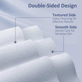Closeup of Ourmed Life towel texture showing soft rayon fibers and thickness.