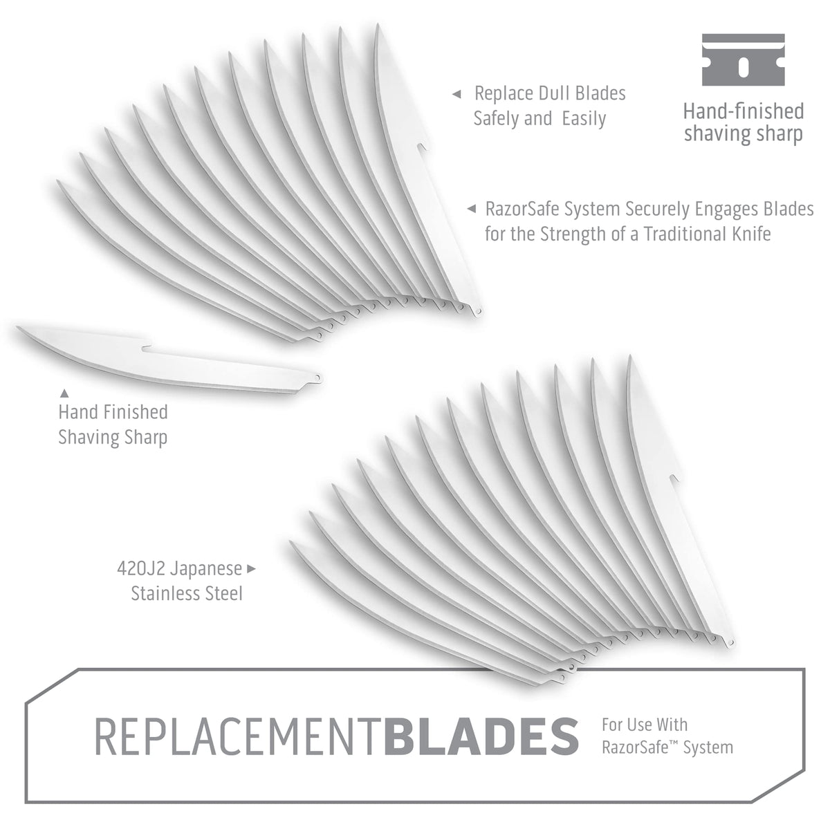 OUTDOOR EDGE Razorsafe fillet blade in use to slice fish cleanly and efficiently.