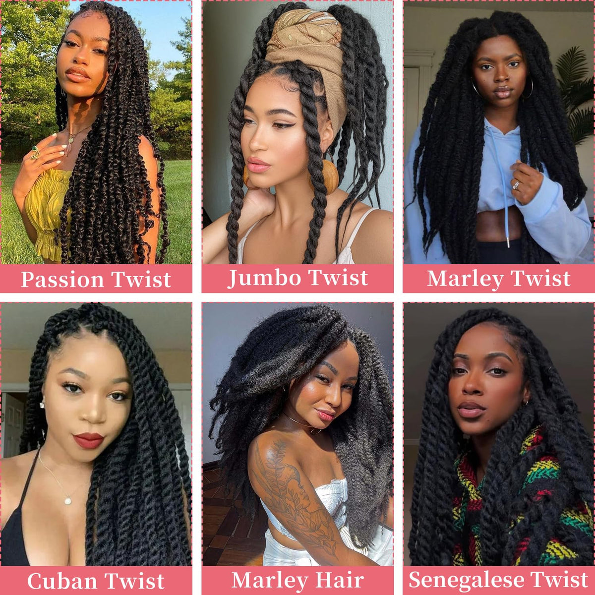 Outernice Marley hair care instructions suggest gentle washing and air-drying