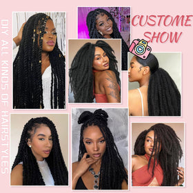 Outernice Marley twist for wedding or party looks with confidence