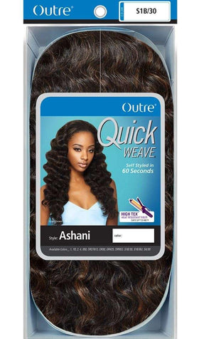 Outre Ashani half wig adjustable cap offers secure fit