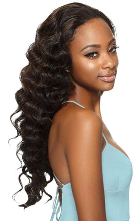 Outre Ashani half wig back view blends naturally at the nape