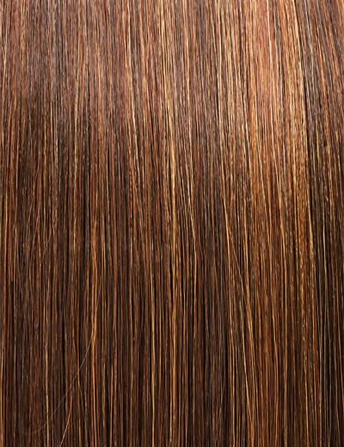 Outre Batik Quick Weave Half Wig back view displaying fullness and drape for a realistic silhouette