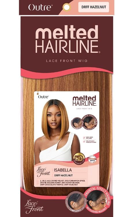 Outre Braids Isabella frontal effect creates a flattering frame for your features.