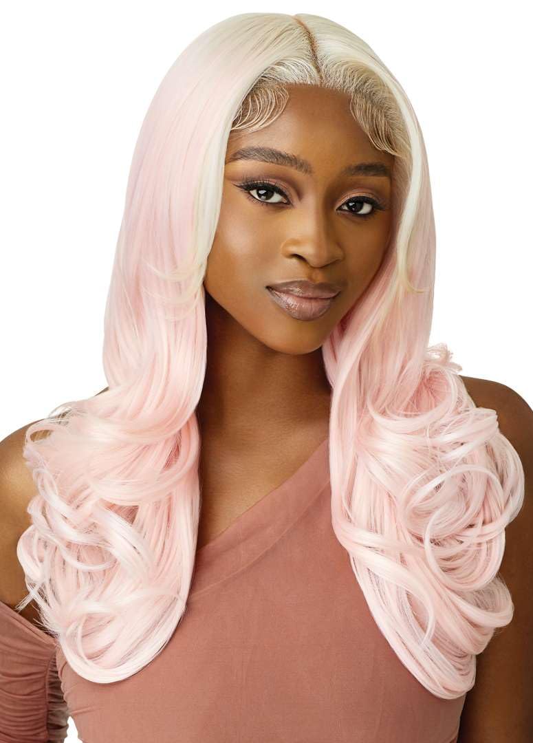Outre Braids Kihara ear-to-ear soft HD lace creates a comfortable, invisible hairline.