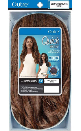 Model wearing Outre Braids Neesha H304 showcases natural look