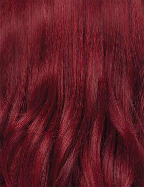 Outre Braids Swoop 2 Burgundy Flame color in everyday use