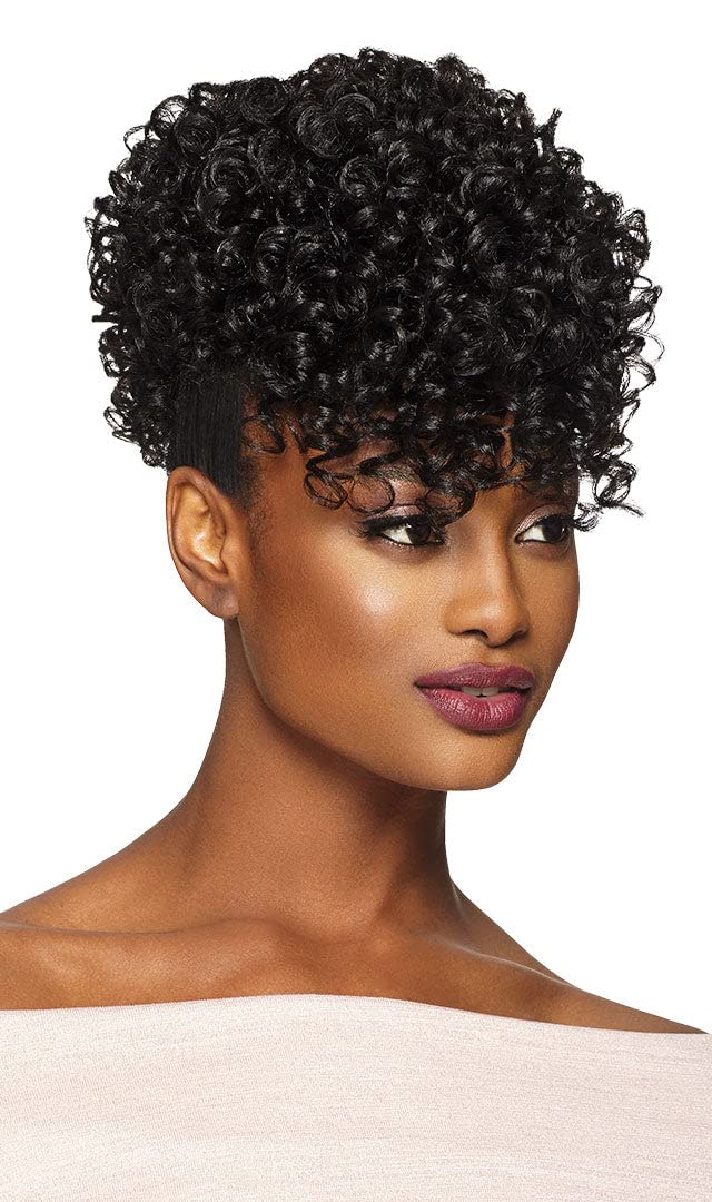 Outre Braids Pineapple Pony Softie front view highlights quick, secure styling for busy mornings