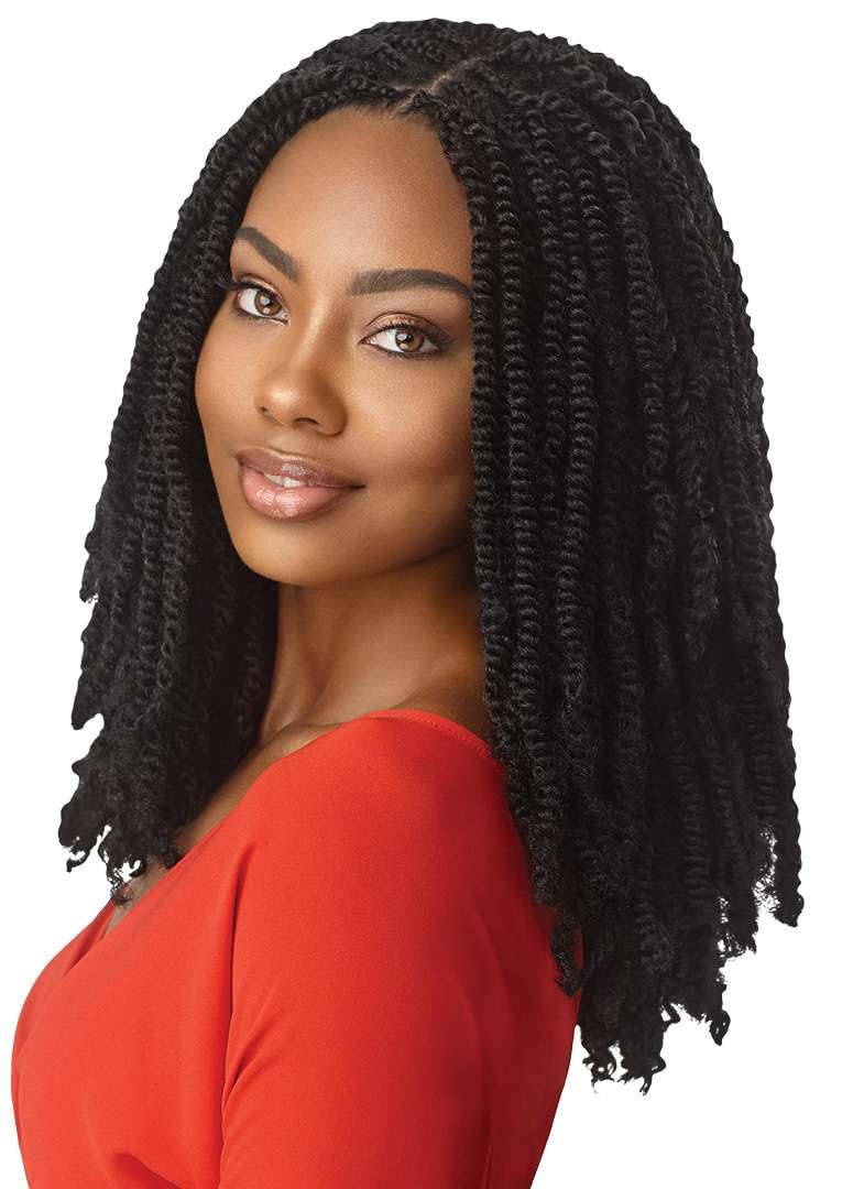 Outre Braids Twisted Up 20in off black 1B ready-to-wear installation