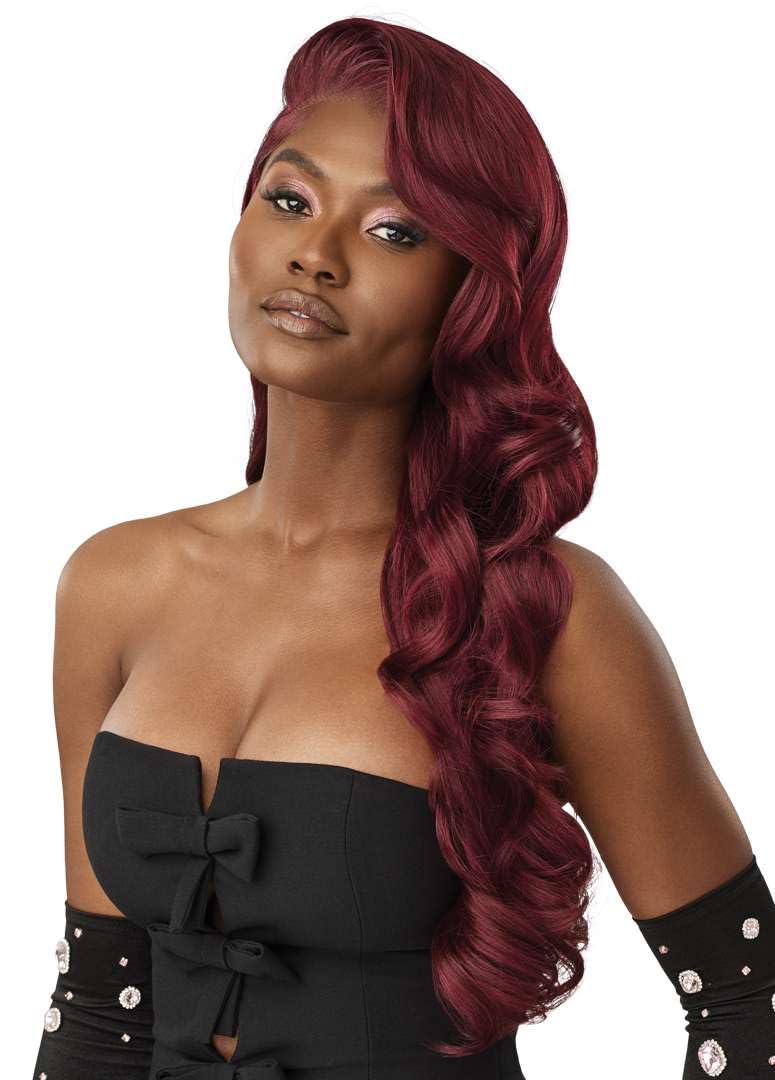 Outre Braids widows peak hairline pre-plucked for easy, flattering styling.
