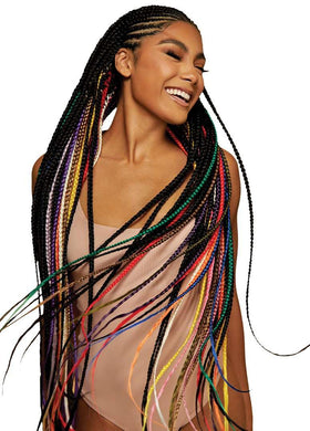 Outre X-Pression braid fibers pre-stretched for easier handling