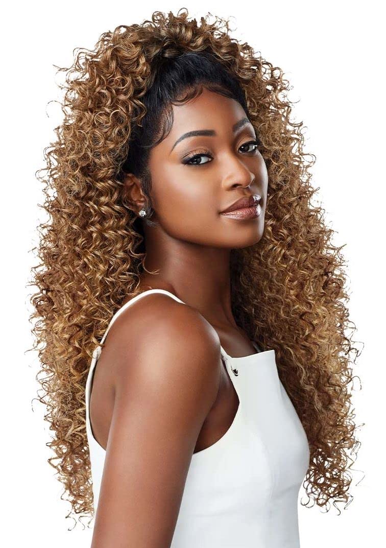 Outre Dominica no plucking required and adjustable wide elastic band for secure, comfortable wear.