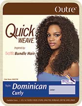 Outre Dominican Curly Bundle Batik wig heat-friendly fiber for styling options