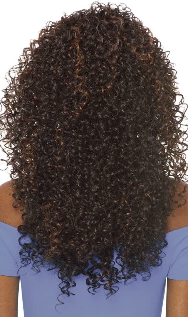 Outre Dominican Curly Bundle Batik wig interior cap for secure wear