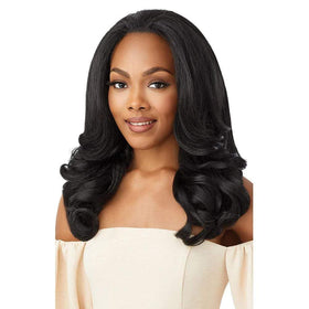 Outre NEESHA half-wig cap lays flat for seamless blending