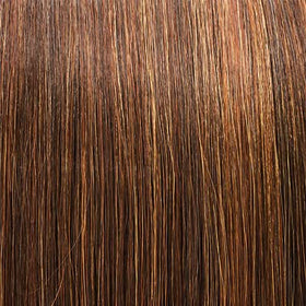 Outre Penny 26in half wig close-up texture showcases synthetic fibers.