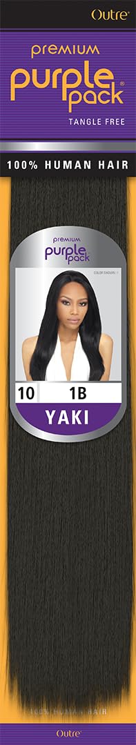 Outre Purple Pack Yaki 10-inch hair curls easily for versatile looks