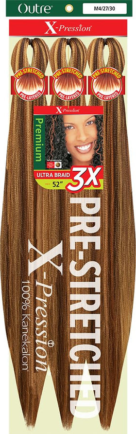 Texture focus on Outre X-Pression Braid for comfortable wear.