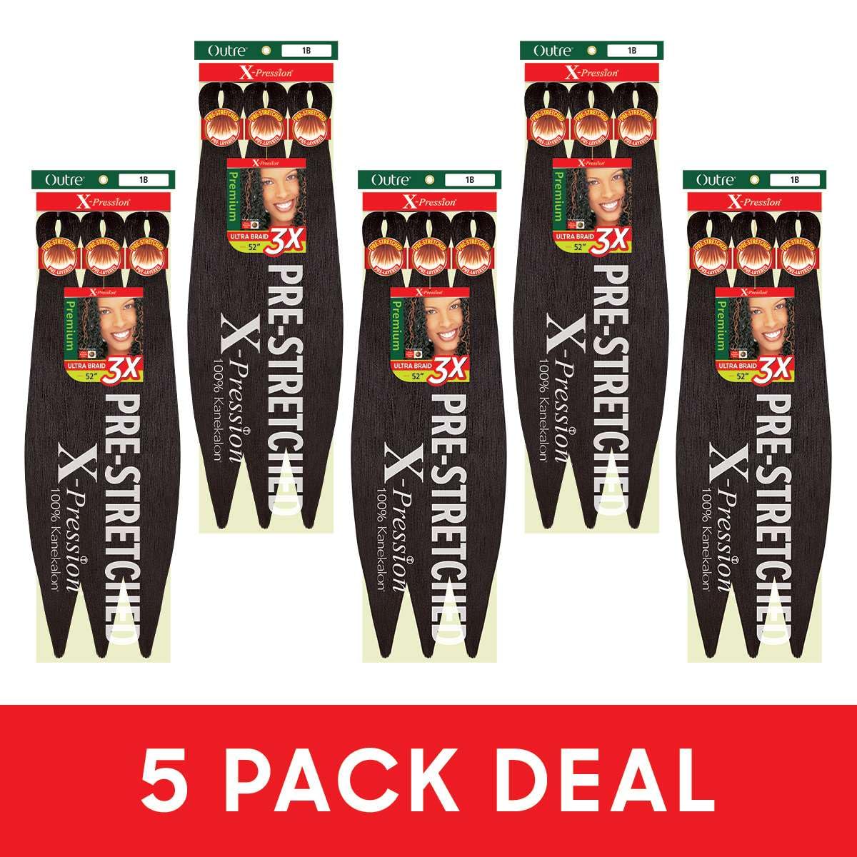 Outre X-pression fast-install braid 52in for easy styling