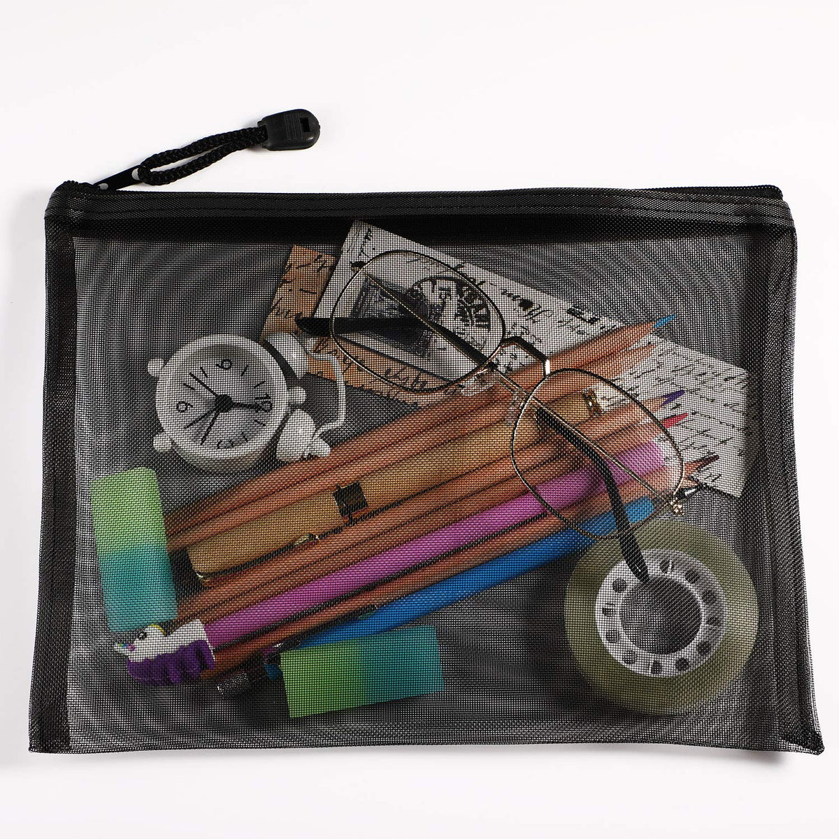 Outus durable nylon mesh with sturdy zipper for long-lasting use.