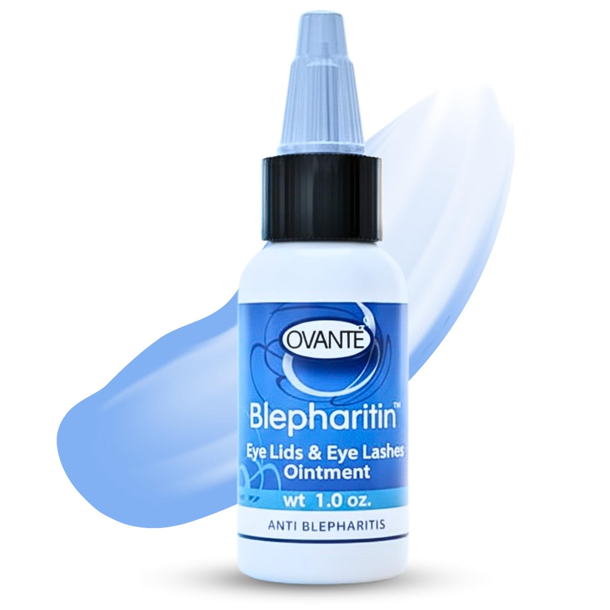 OVANTE Blepharitin made in USA stamp highlights quality production.