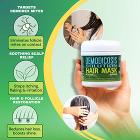 OVANTE Demodex Mask scalp close-up targets itchy scalp relief