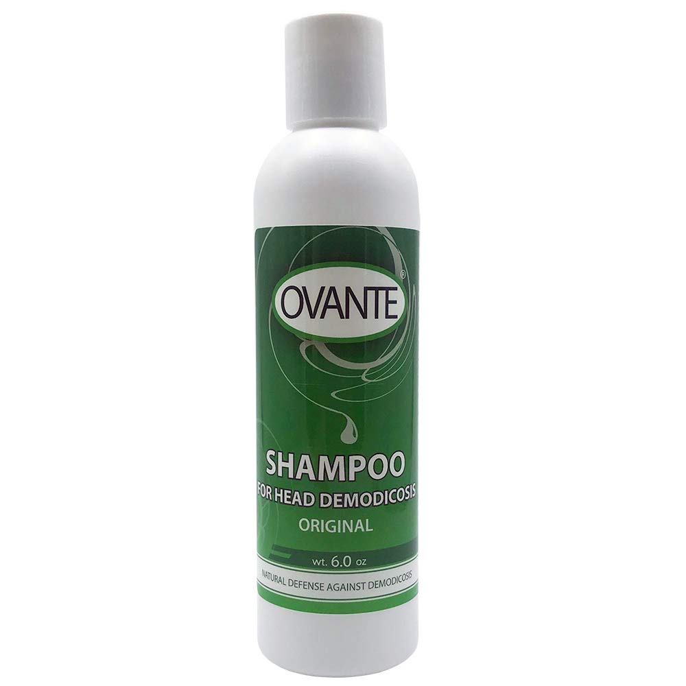 OVANTE Demodex Shampoo bottle for scalp care and dryness relief