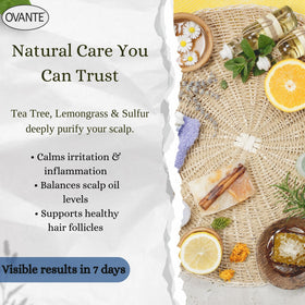 OVANTE hair after use shows soft, manageable, non-greasy finish.