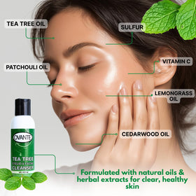 OVANTE Tea Tree Oil Cleanser moisturizing hydration after wash