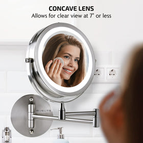 OVENTE MFW70BR1X10X 1x/10x magnification aids detailed grooming.