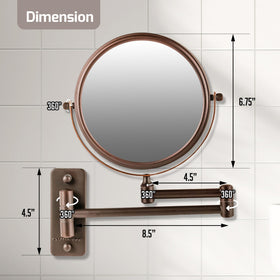 OVENTE MNLFW70ABZ1X10X polished chrome finish shines in bright bathrooms