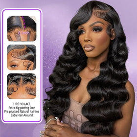 OVEOOZ baby hair pre-plucked line creates a natural hairline