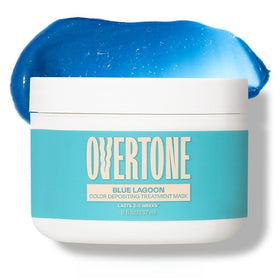 Overtone Blue Lagoon bottle showing vibrant color for at-home use
