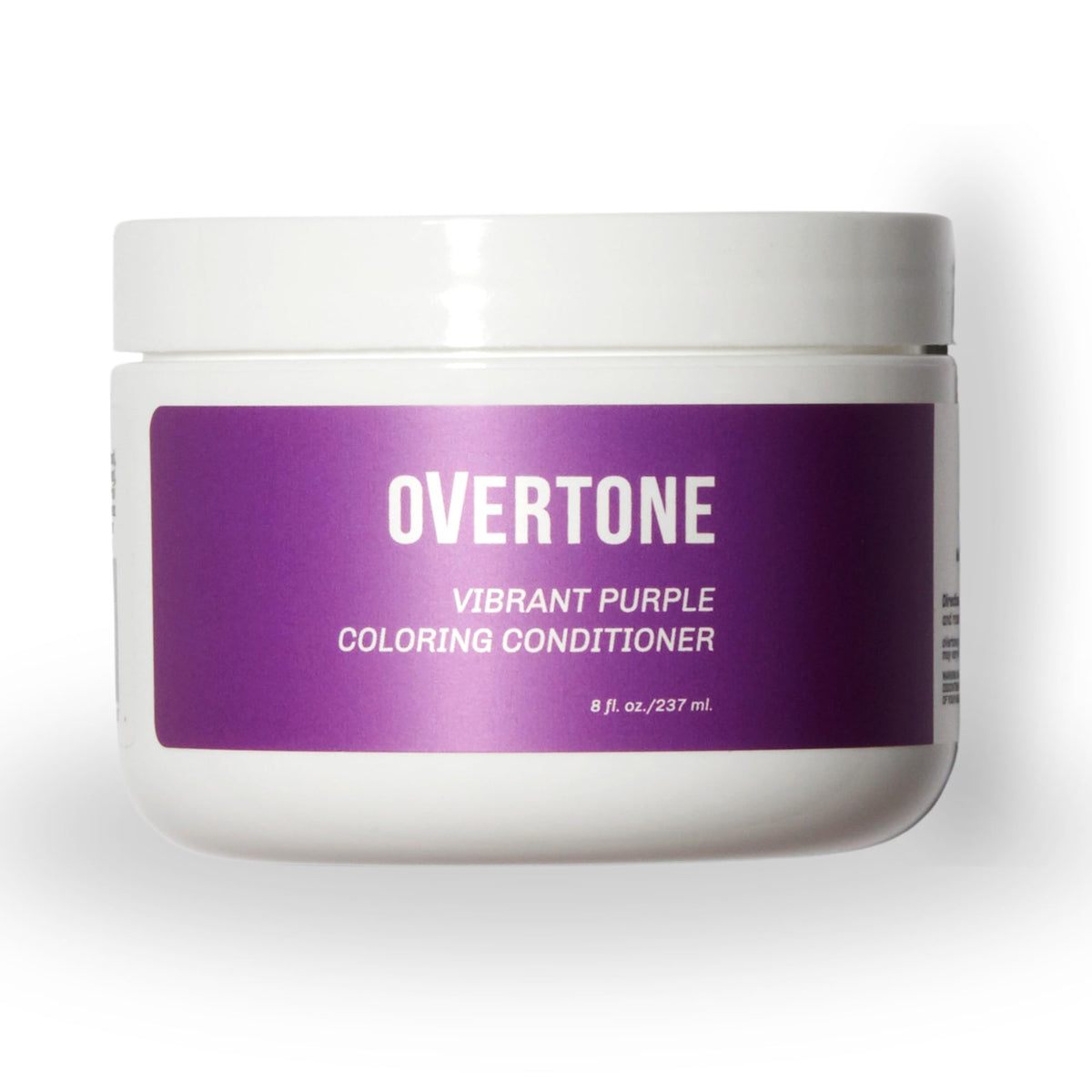 Close-up of Overtone color-depositing mask jar.