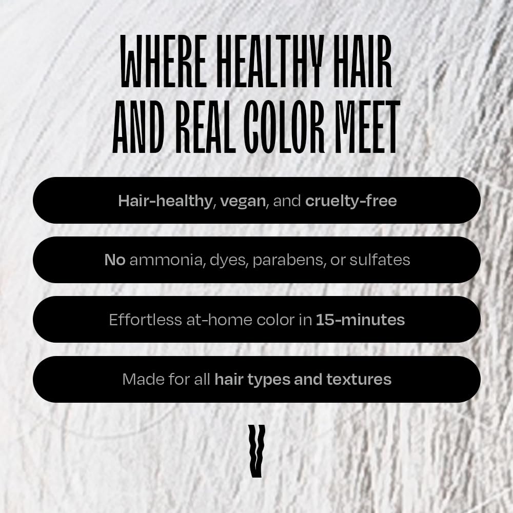Overtone Daily Color Conditioner packaging front confirms vegan and cruelty-free promise