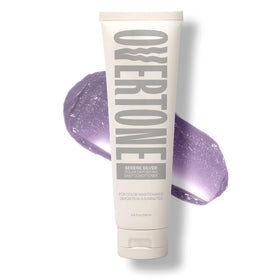Overtone Daily Color Conditioner pastel silver bottle keeps color vibrant between sessions