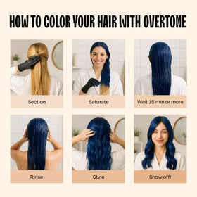 Color-depositing Indigo Iris hair mask delivering even coverage